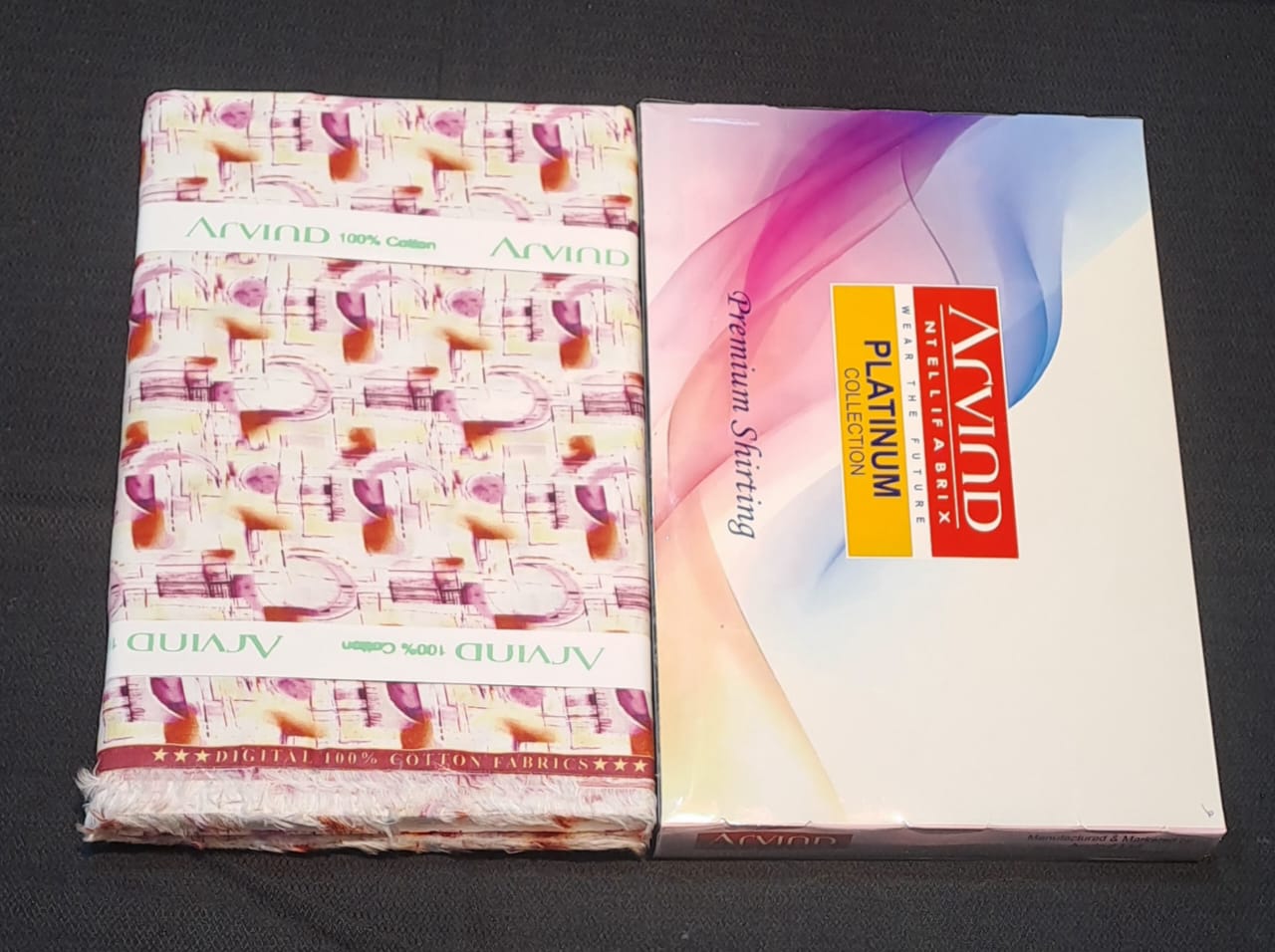 আরভিন্দ প্রিমিয়াম প্লাটিনাম কালেকশন শার্টিং ফেব্রিক – 100% কটন