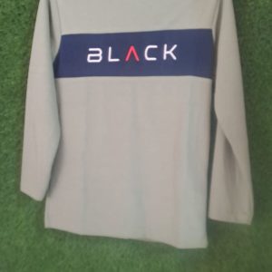 “BLACK” প্রিন্টেড ফুল স্লিভ টি-শার্ট